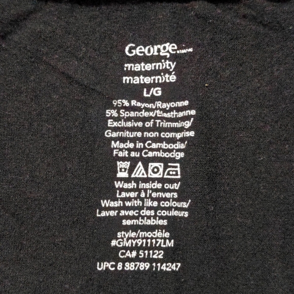 Maternity - Two basic black tees - Picture 3 of 3